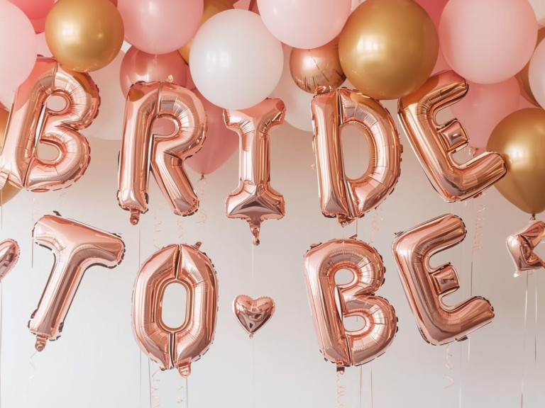 Balónková výzdoba na téma BRIDE TO BE