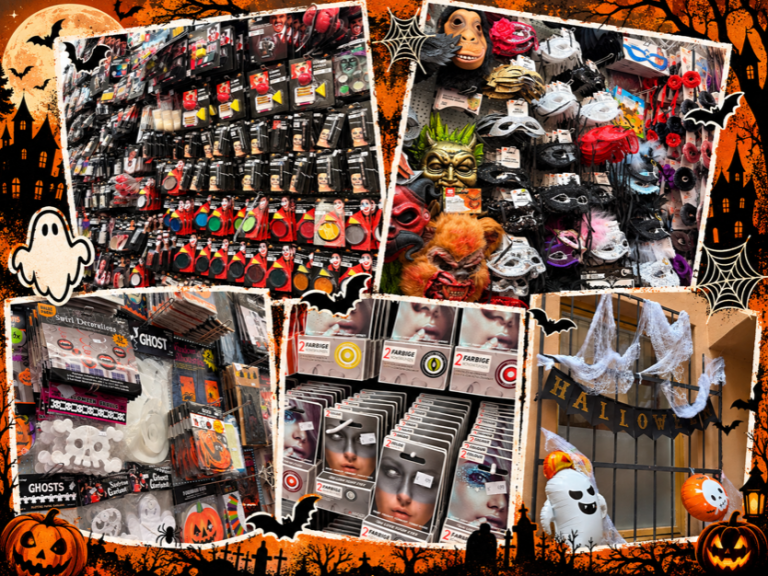 Halloween na všech našich pobočkách: zboží i výzdoba čekají, stačí přijít nebo objednat