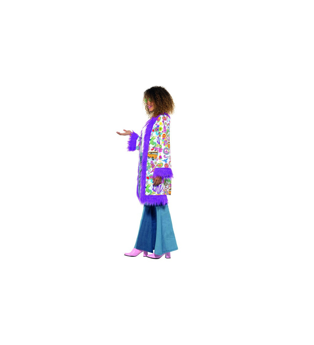 Dámský hippie plášť