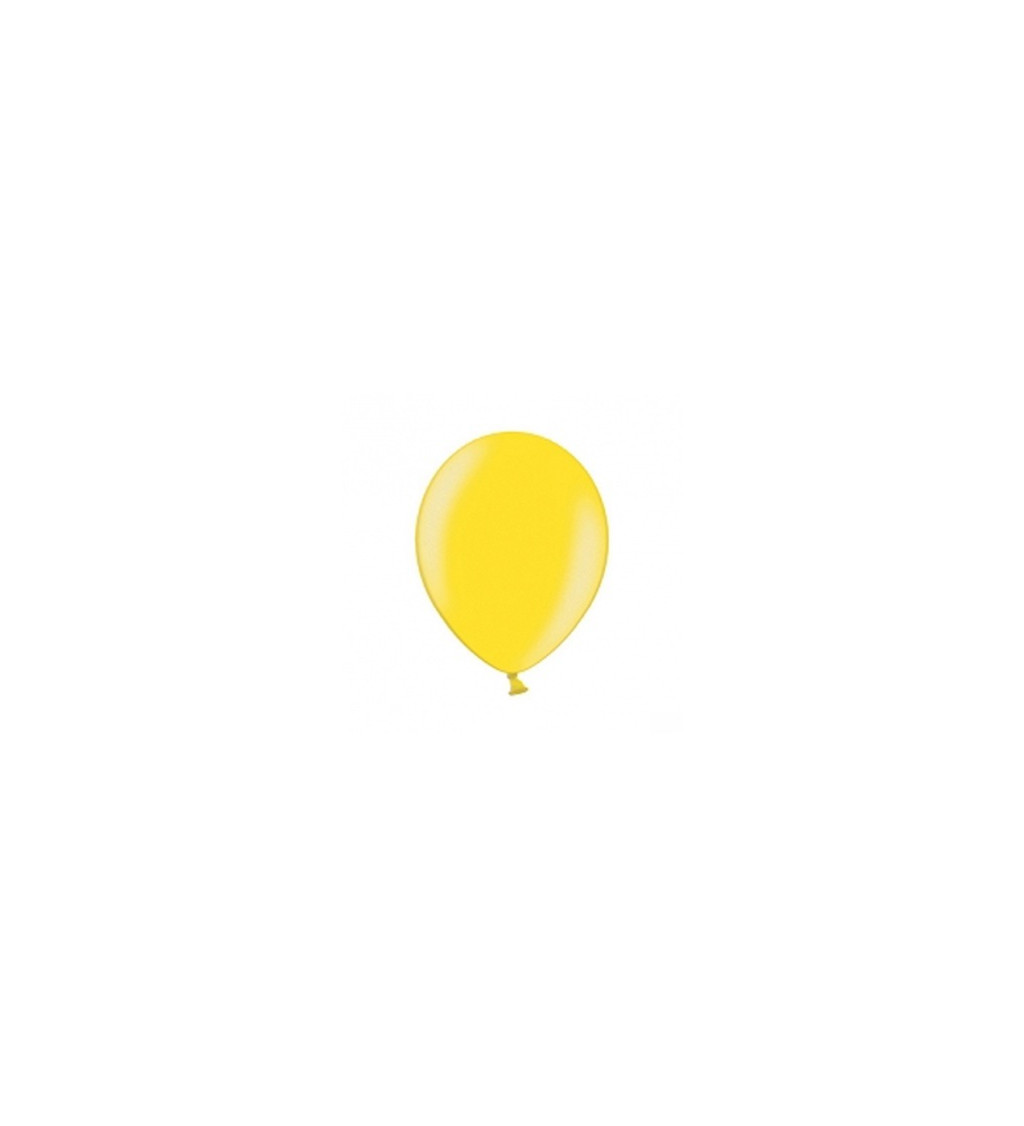 Metalické balónky Strong - žluté