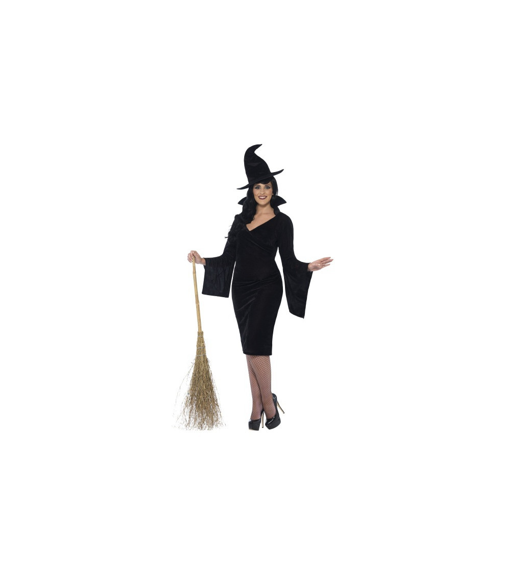 Kostým na Halloween - čarodějnice - černý