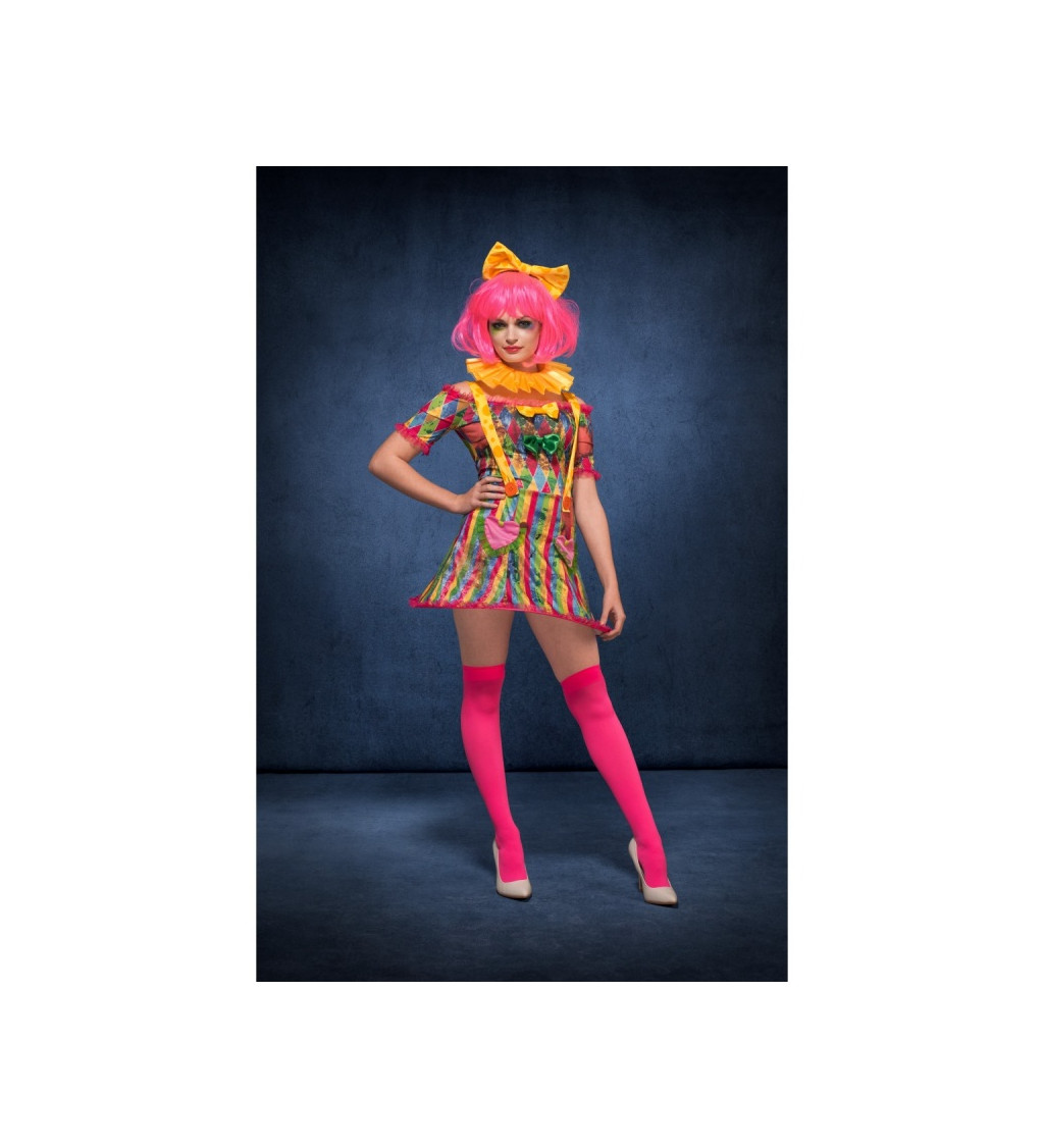 Kostým na karneval - klaunice barevná