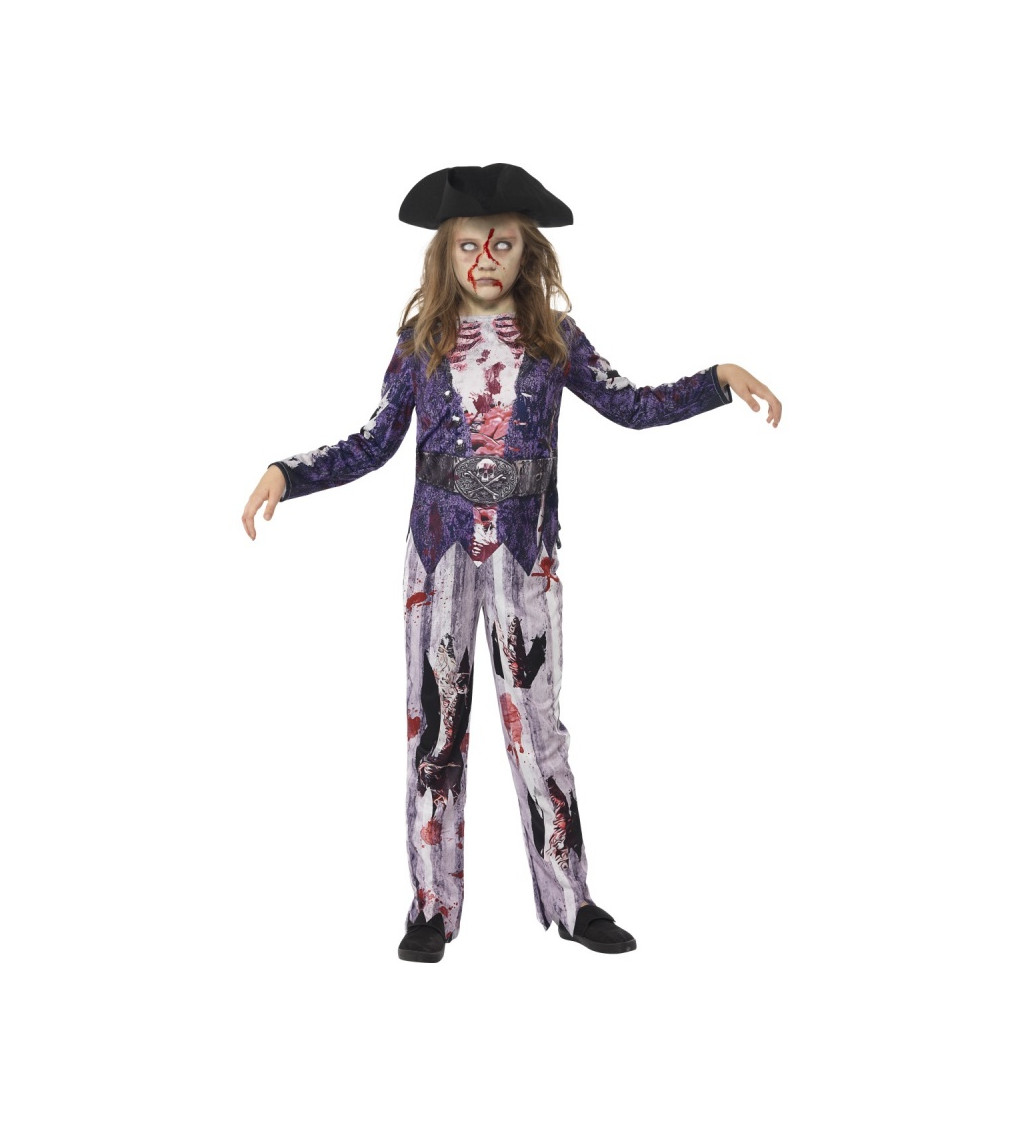 Dětský kostým - Zombie pirátky