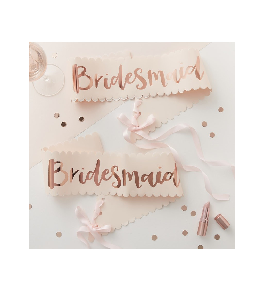 Šerpa Bridesmaid - růžové zlato