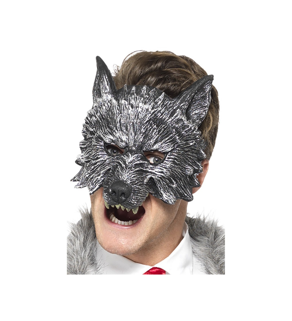 Maska Vlkodlak - šedá