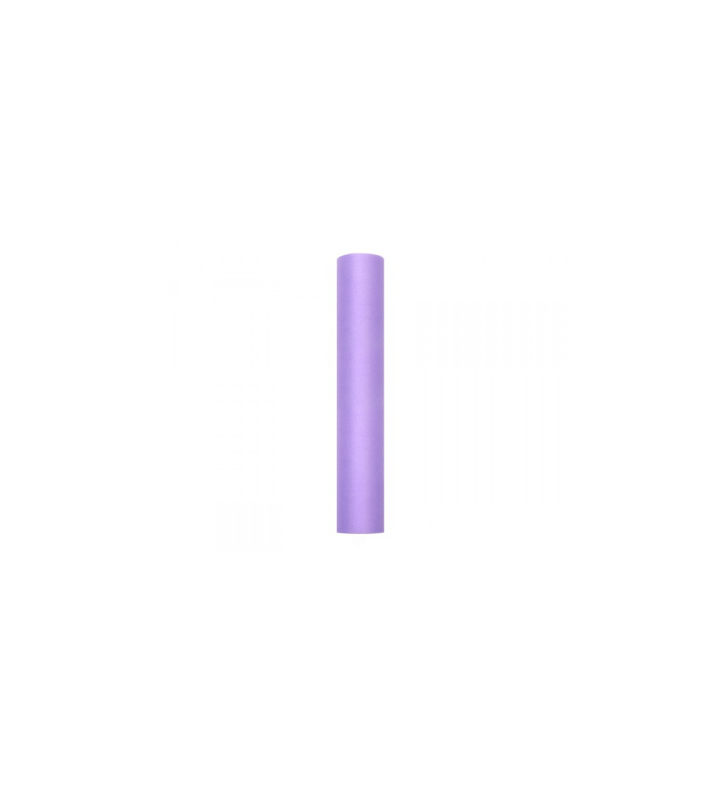 Jednobarevný fialový tyl - 0,5 m