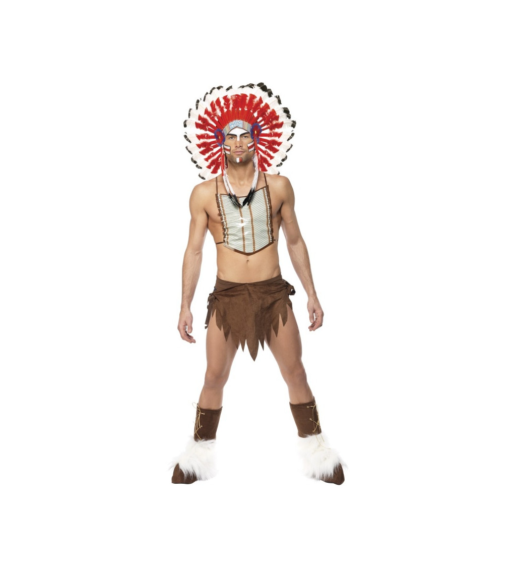 Pánský kostým - Indián - Village people