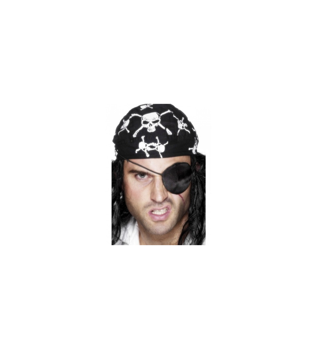 Klasická klapka na oko pro piráta