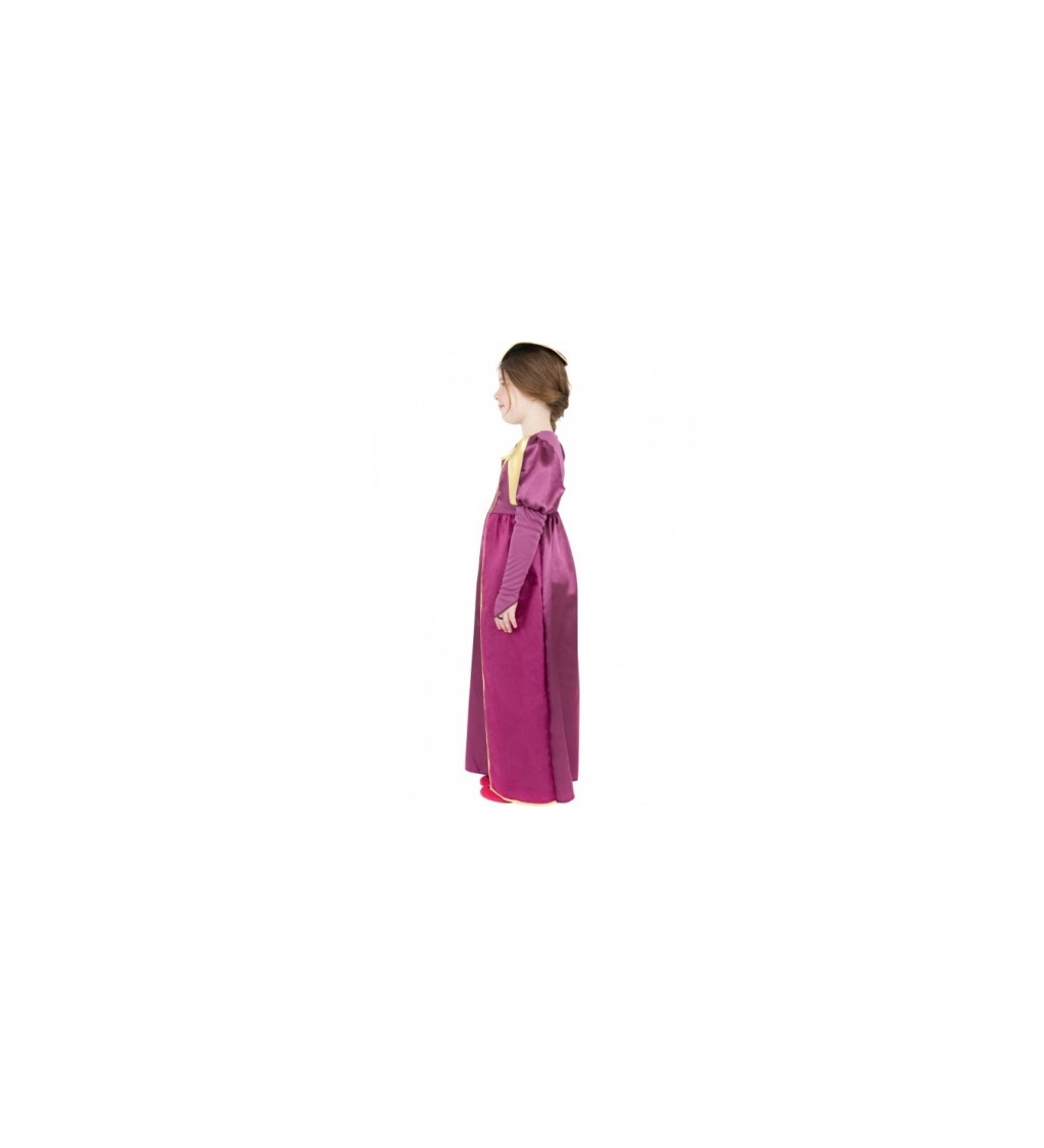 Dětský kostým - Princezna - tmavě růžová