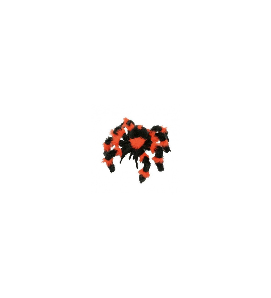 Dekorace - Černo-oranžový pavouk