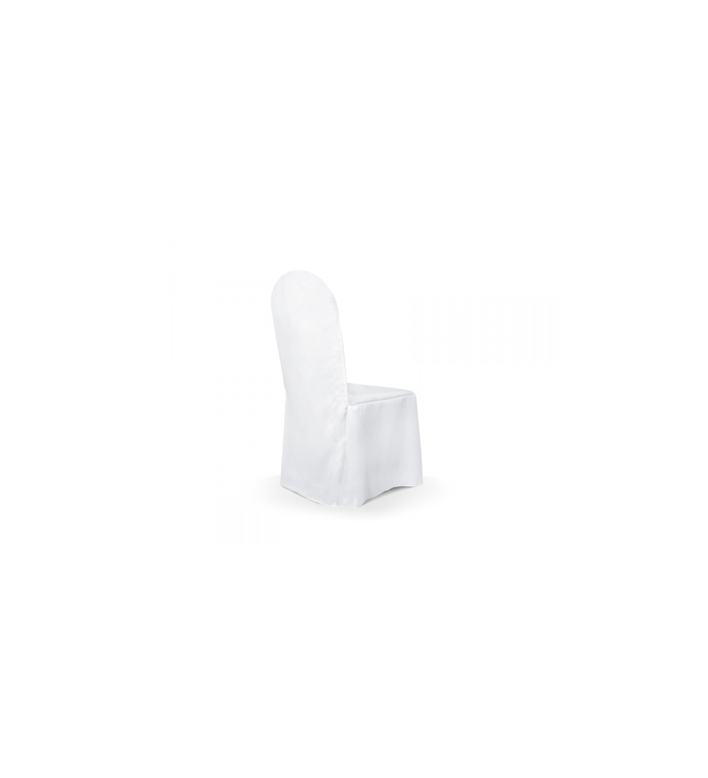 Plátěný potah na židli - bílý