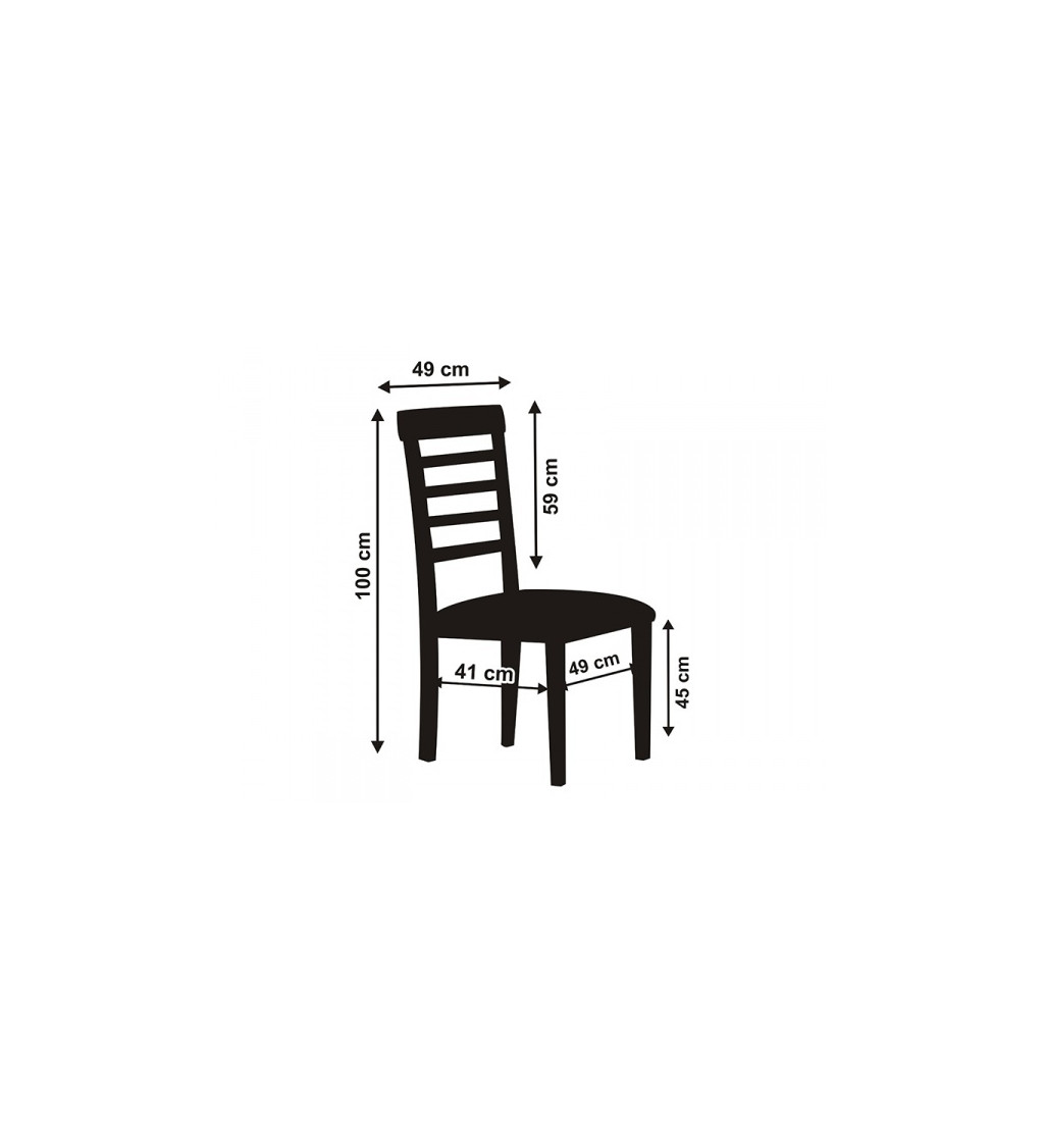 Bílý matný potah - svatební židle