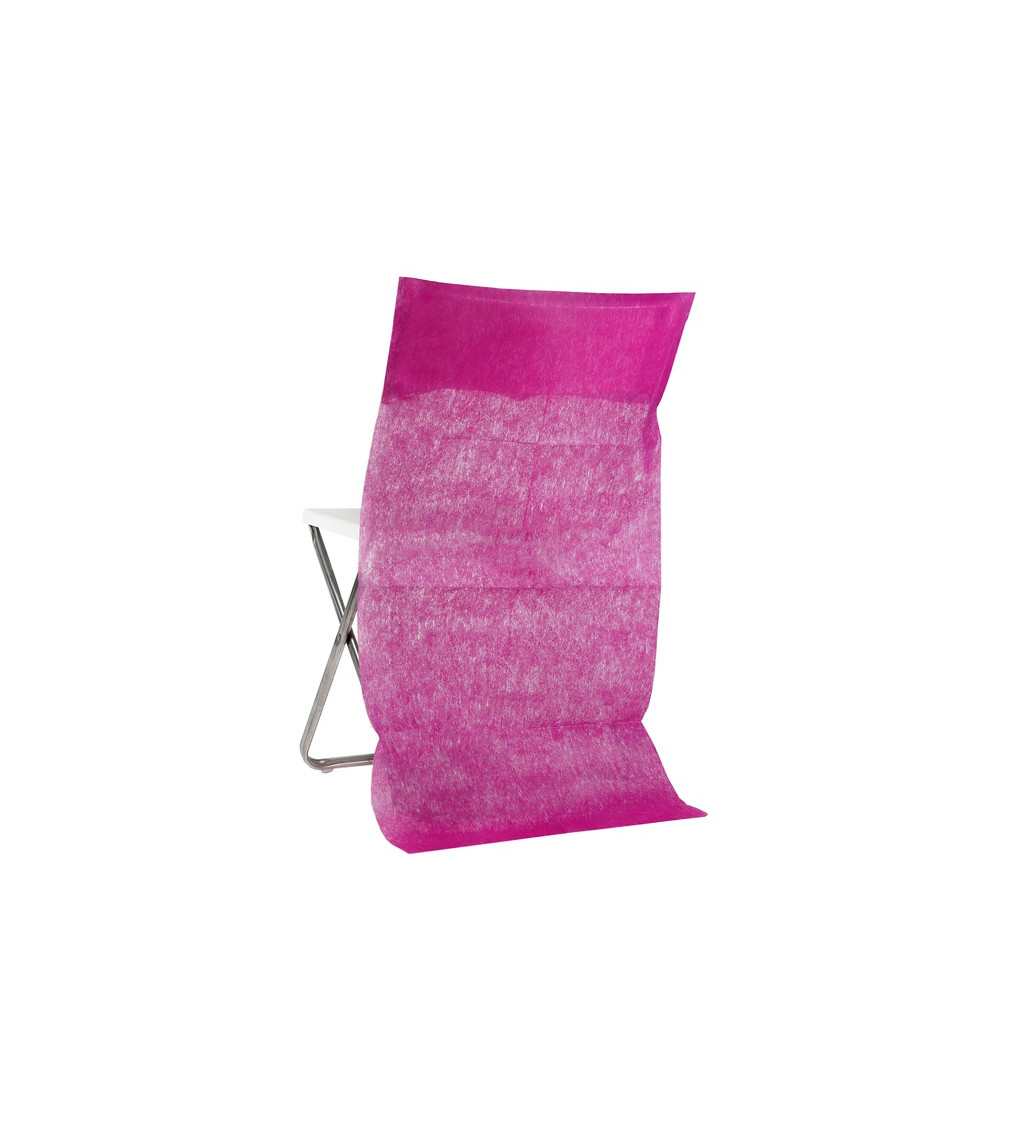 Přehoz na židli - růžový