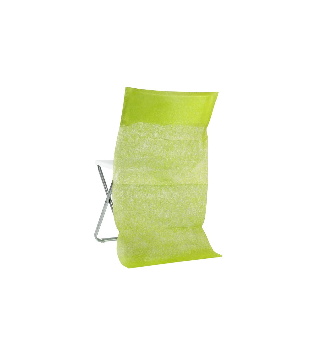 Přehoz na židli - zelený
