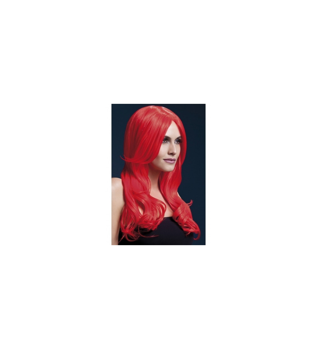 Dámská paruka Khloe - neonově červená