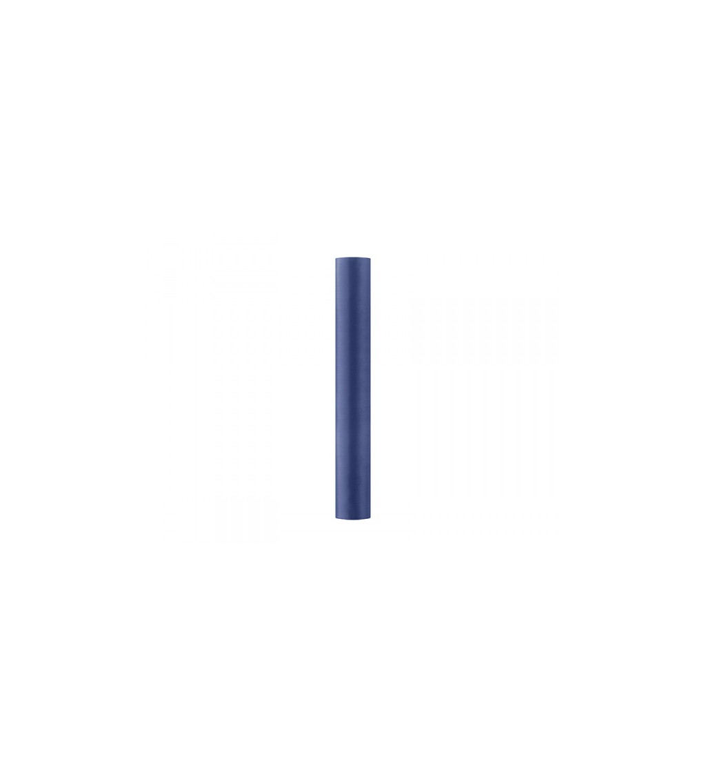 Jednobarevný satén - tmavě modrá barva (0,36)