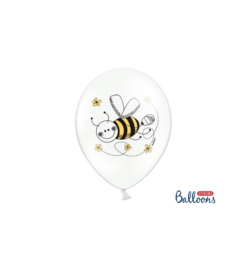 Latexové balónky 30 cm včelky, 6 ks