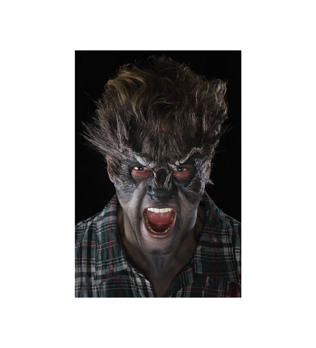 Halloween maska vlkodlaka - nalepovací
