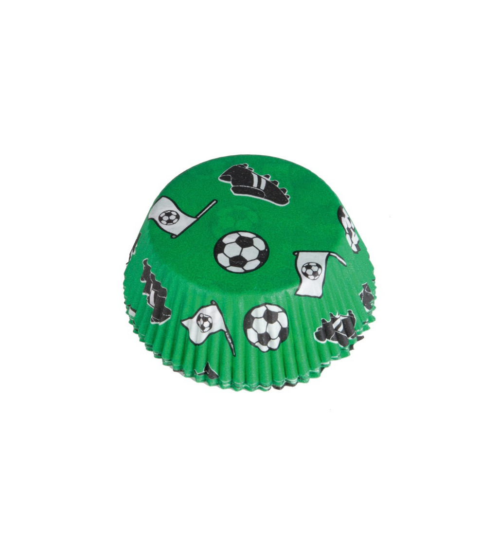Cupcake košíčky - fotbal