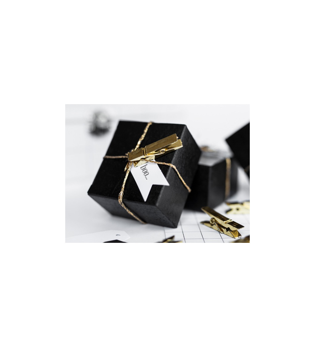 Metalické kolíčky - zlaté