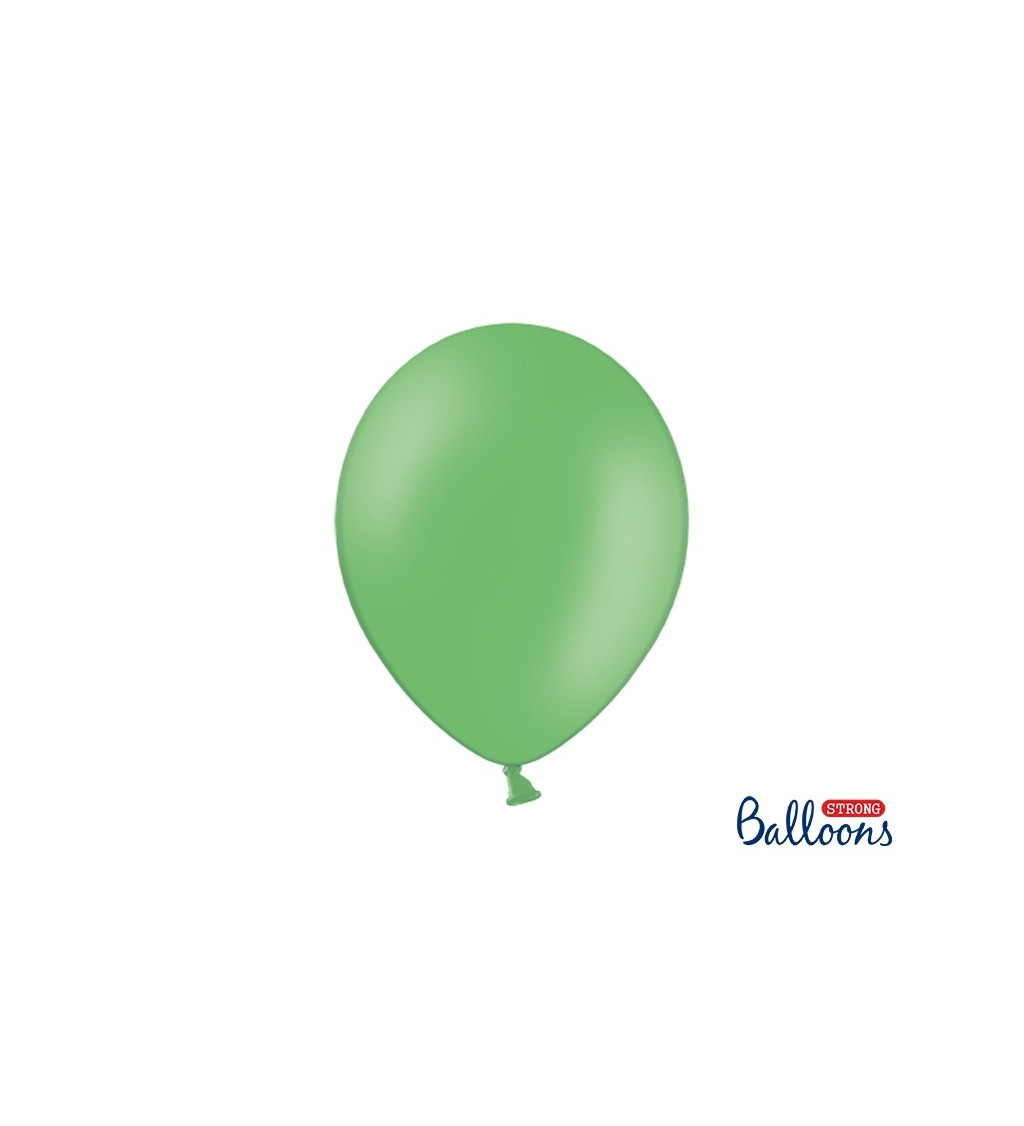 Latexové balónky 30 cm pastelové, zelené, 10 ks