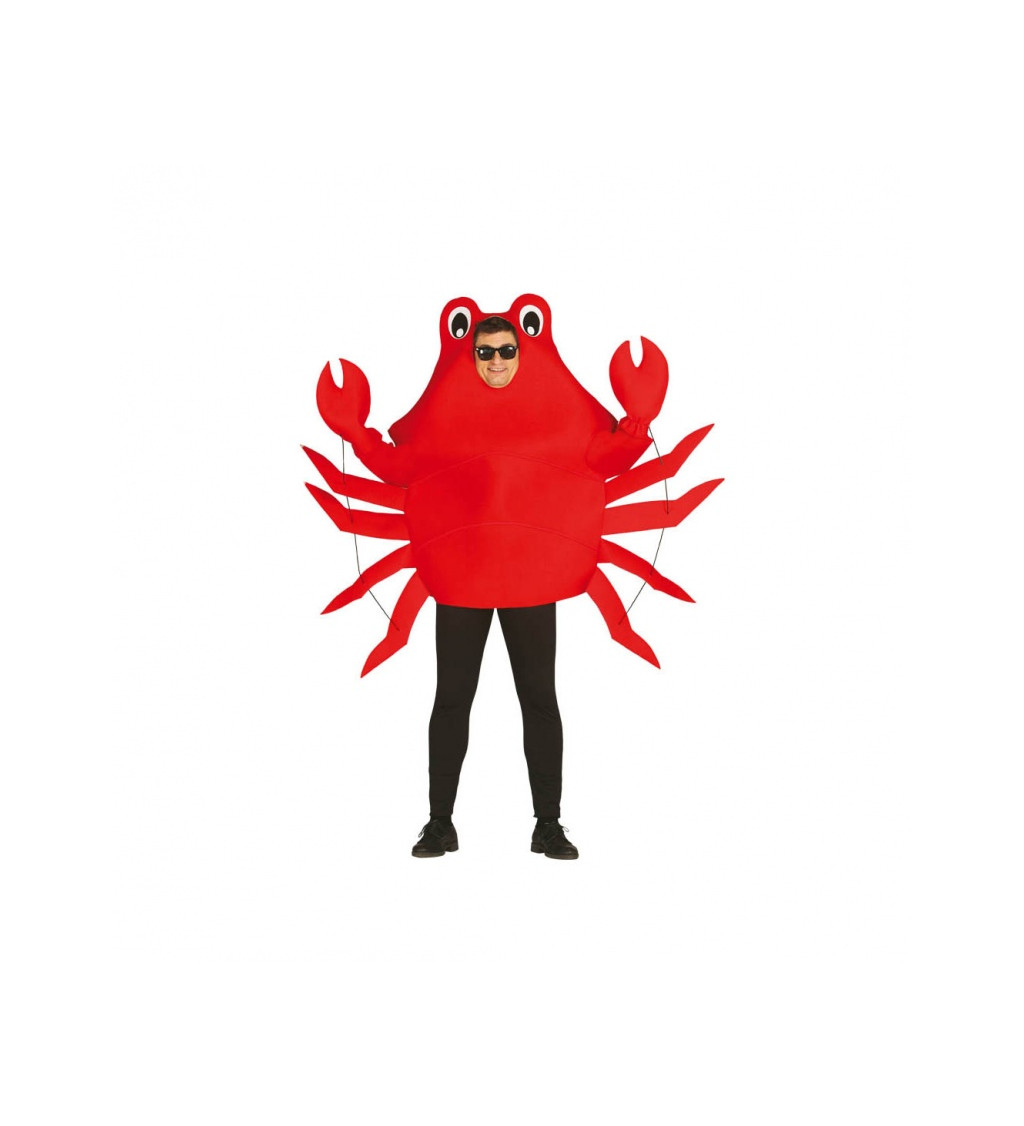 Unisex kostým - Červený krab