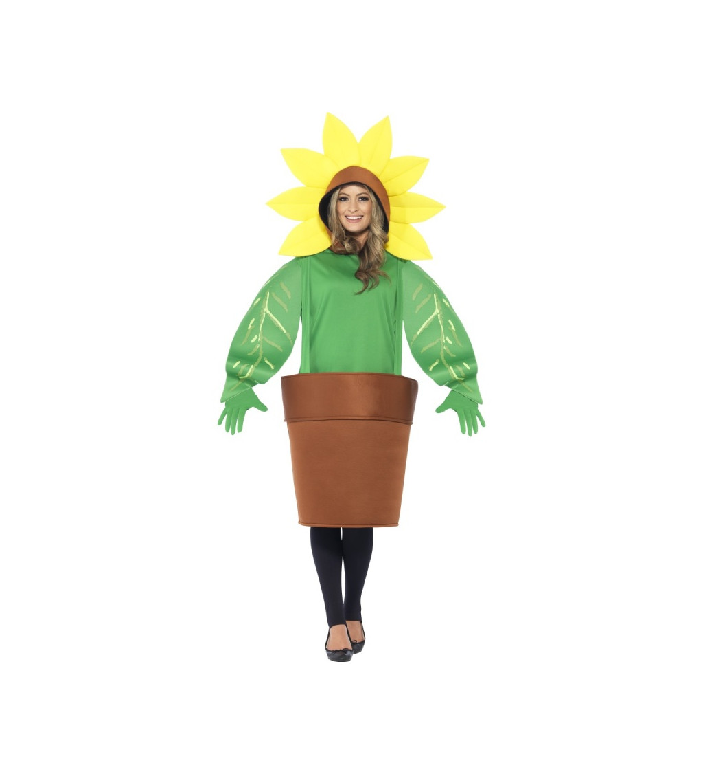 Unisex kostým - Slunečnice v květináči