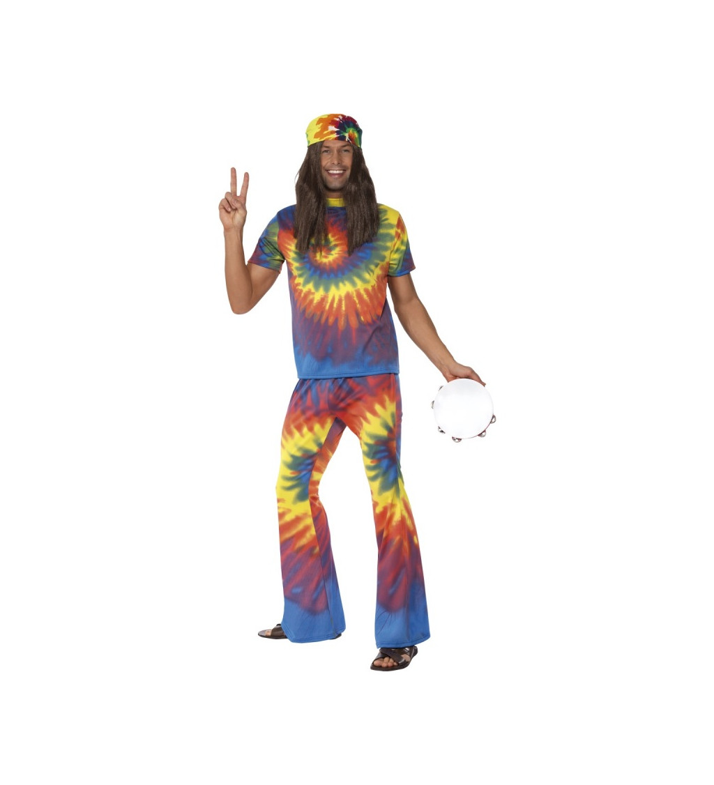 Pánský kostým - Hippie duha - pánský