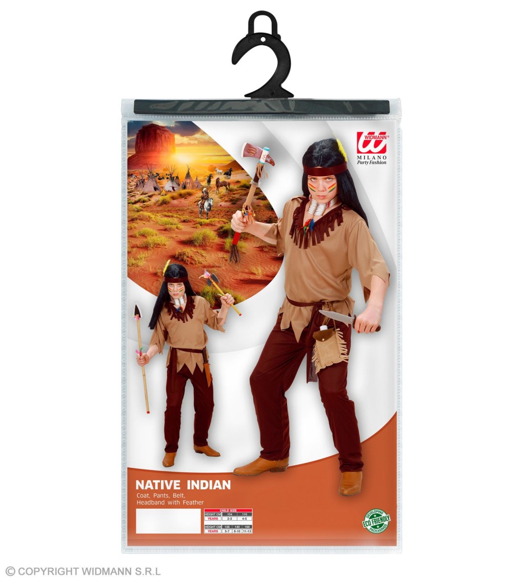 Dětský kostým indiána