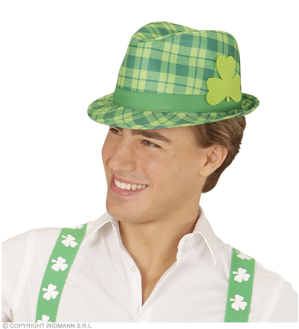 Kostkatý klobouk St. Patricks day