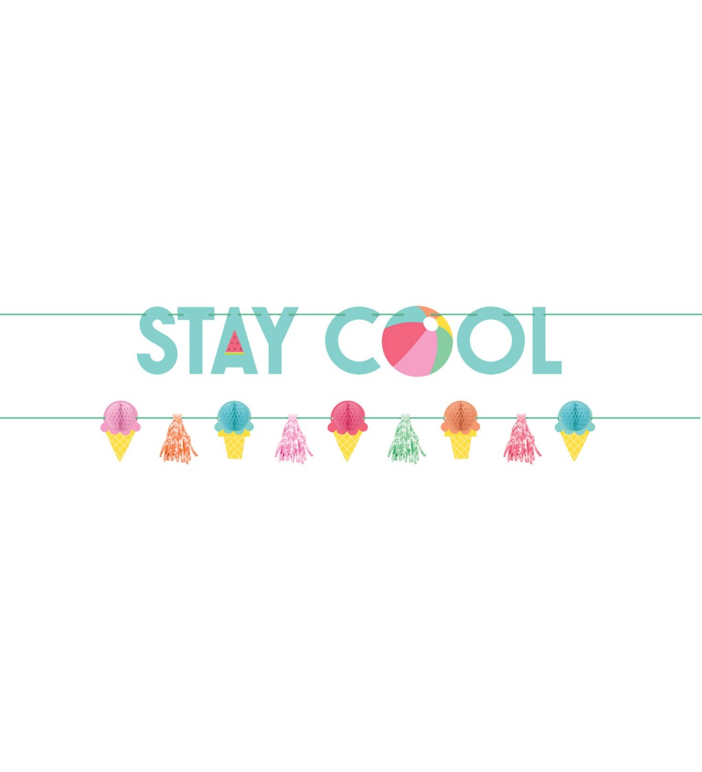 Letní girlanda - Stay cool