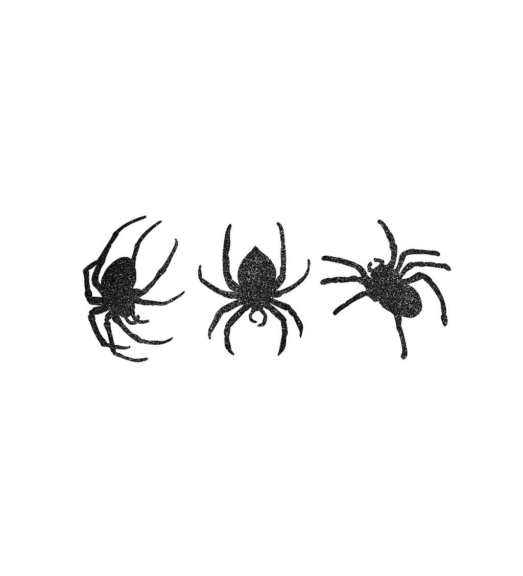 Třpytiví pavouci - dekorační