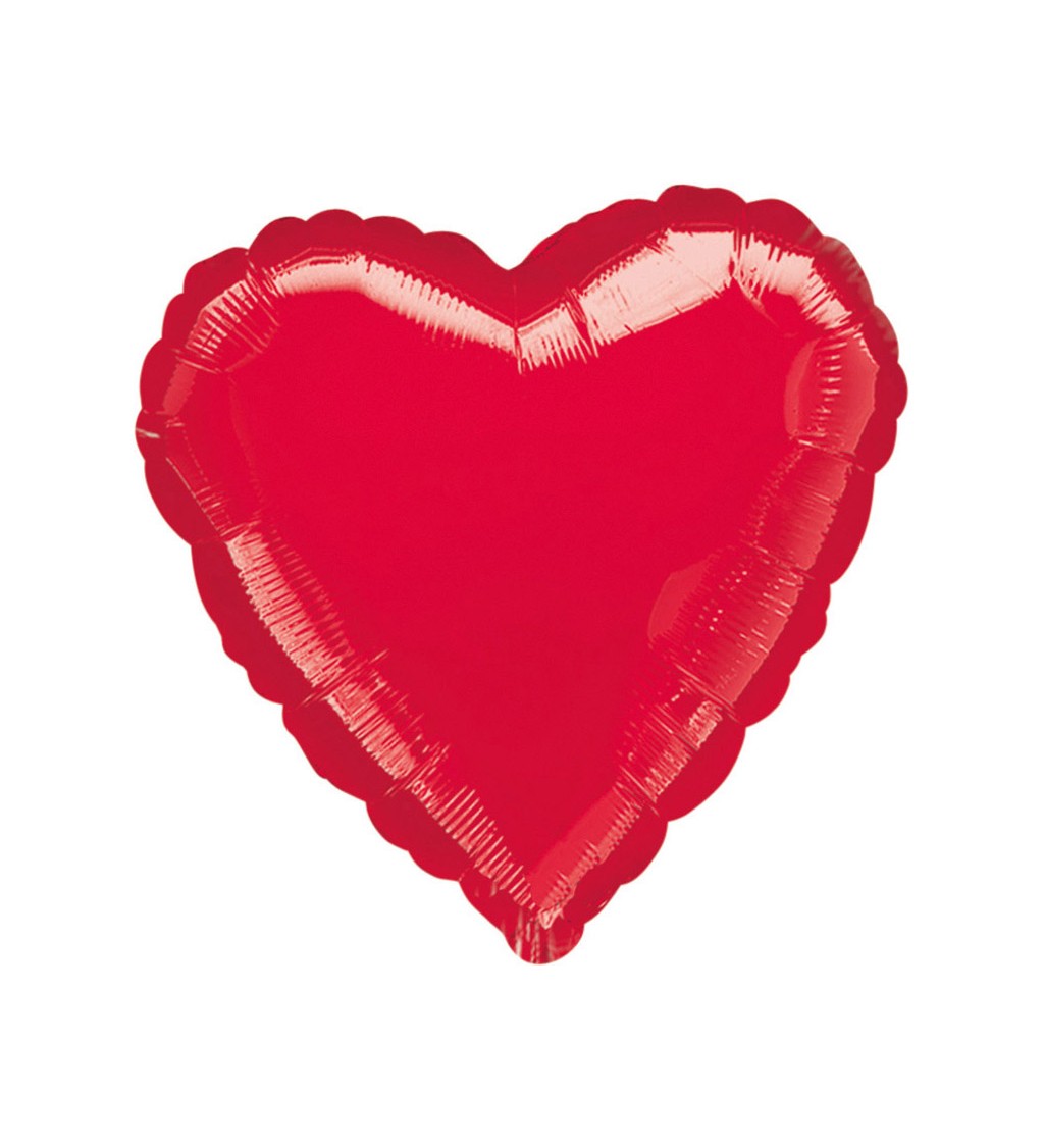 Fóliový balónek - červené srdce