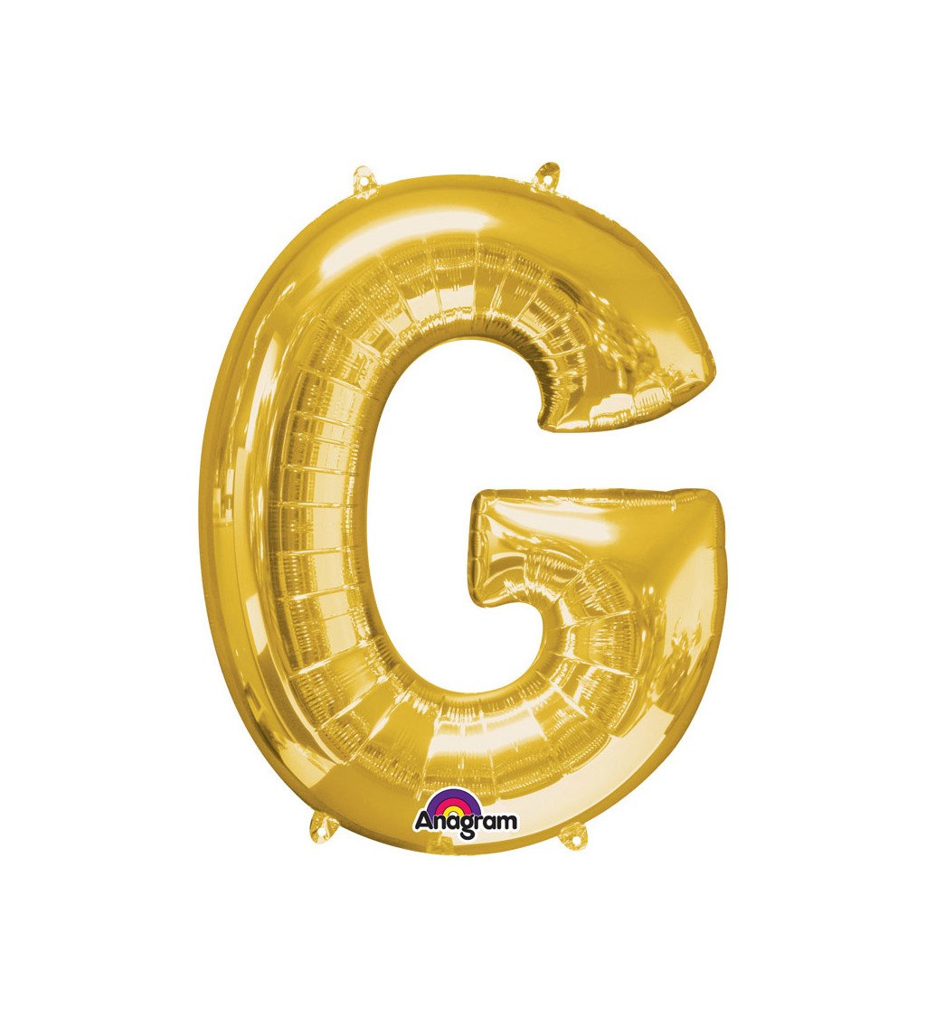 Zlatý fóliový balónek G