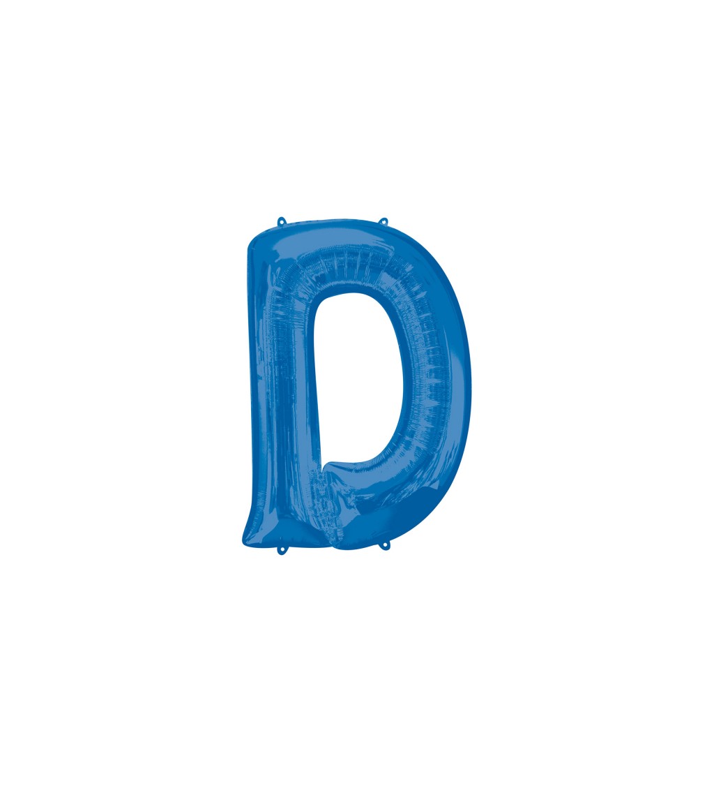 Modrý fóliový balónek D