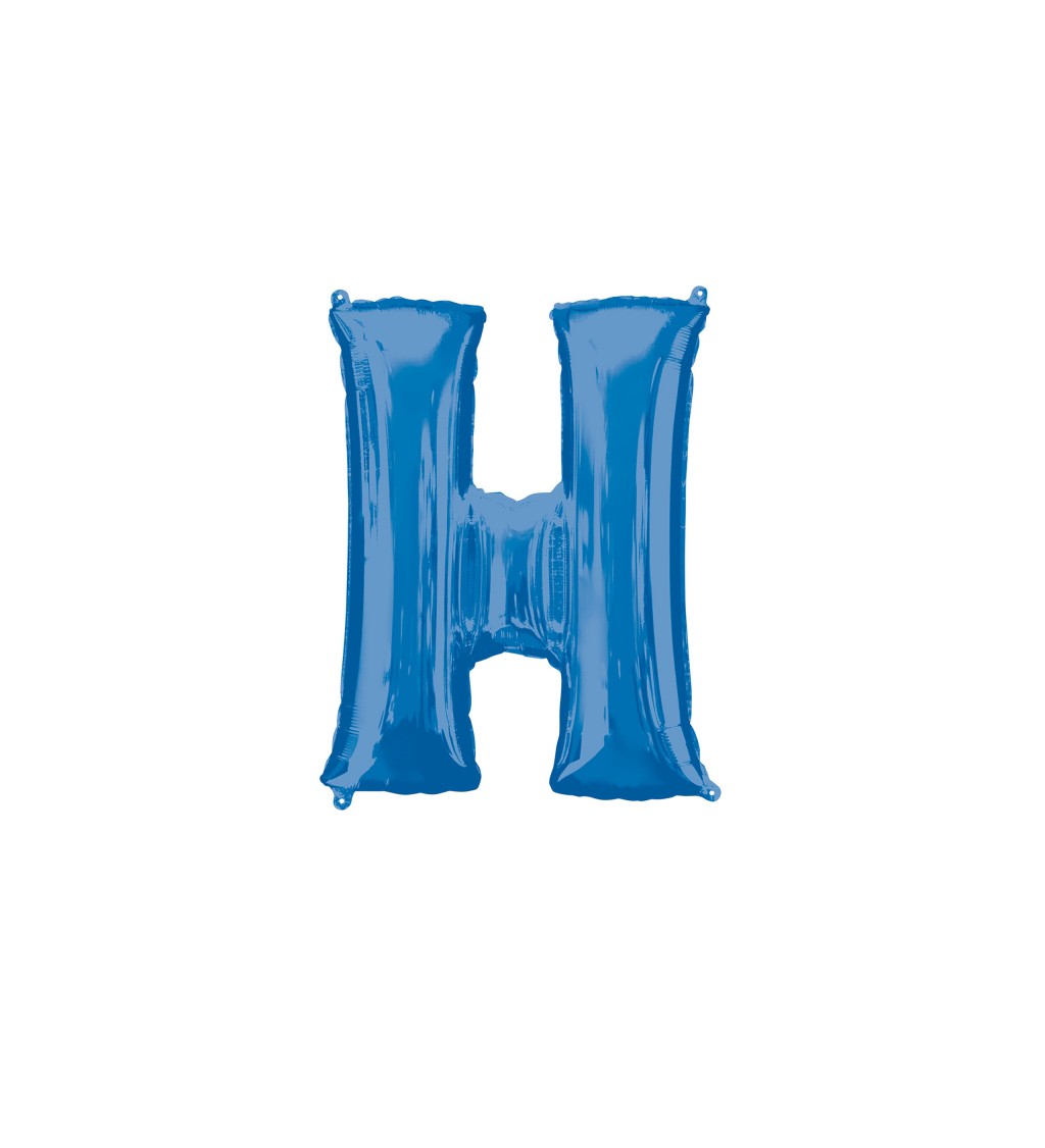 Modrý fóliový balónek H