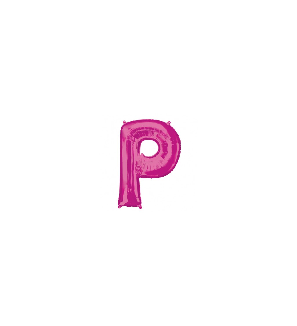 Růžový fóliový balónek P