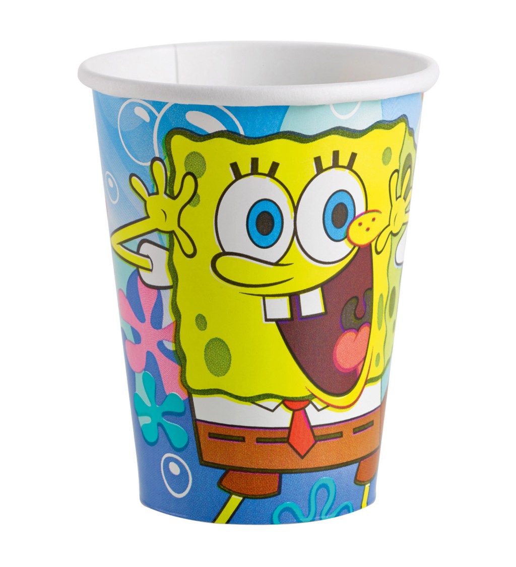 Papírové kelímky - Sponge Bob