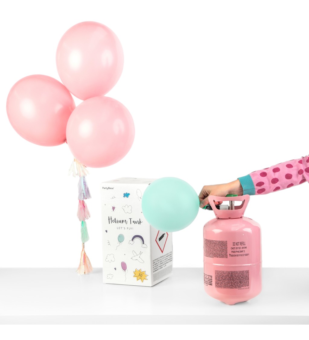 Jednorázová bomba helium růžová