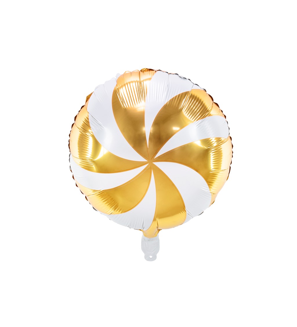 Fóliový balónek - Candy - zlatý