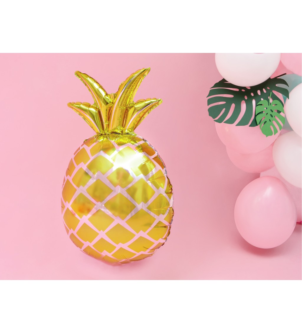 Fóliový balónek - Zlatý ananas