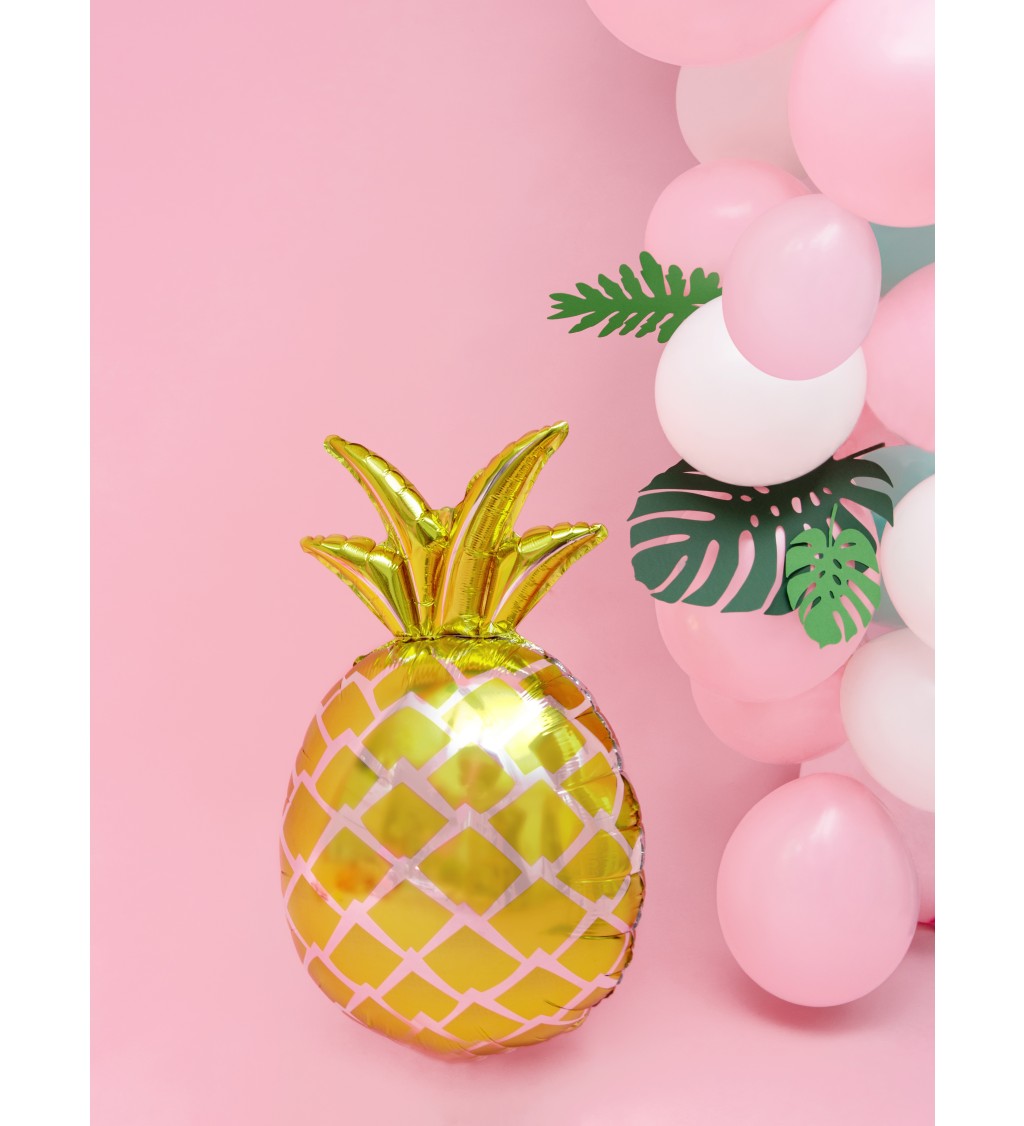 Fóliový balónek - Zlatý ananas