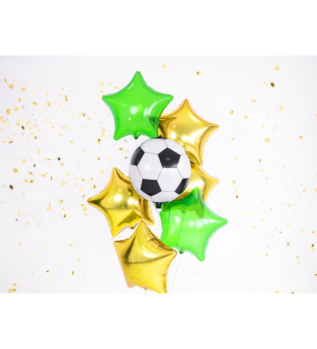 Fóliový balónek hvězda, zlatá