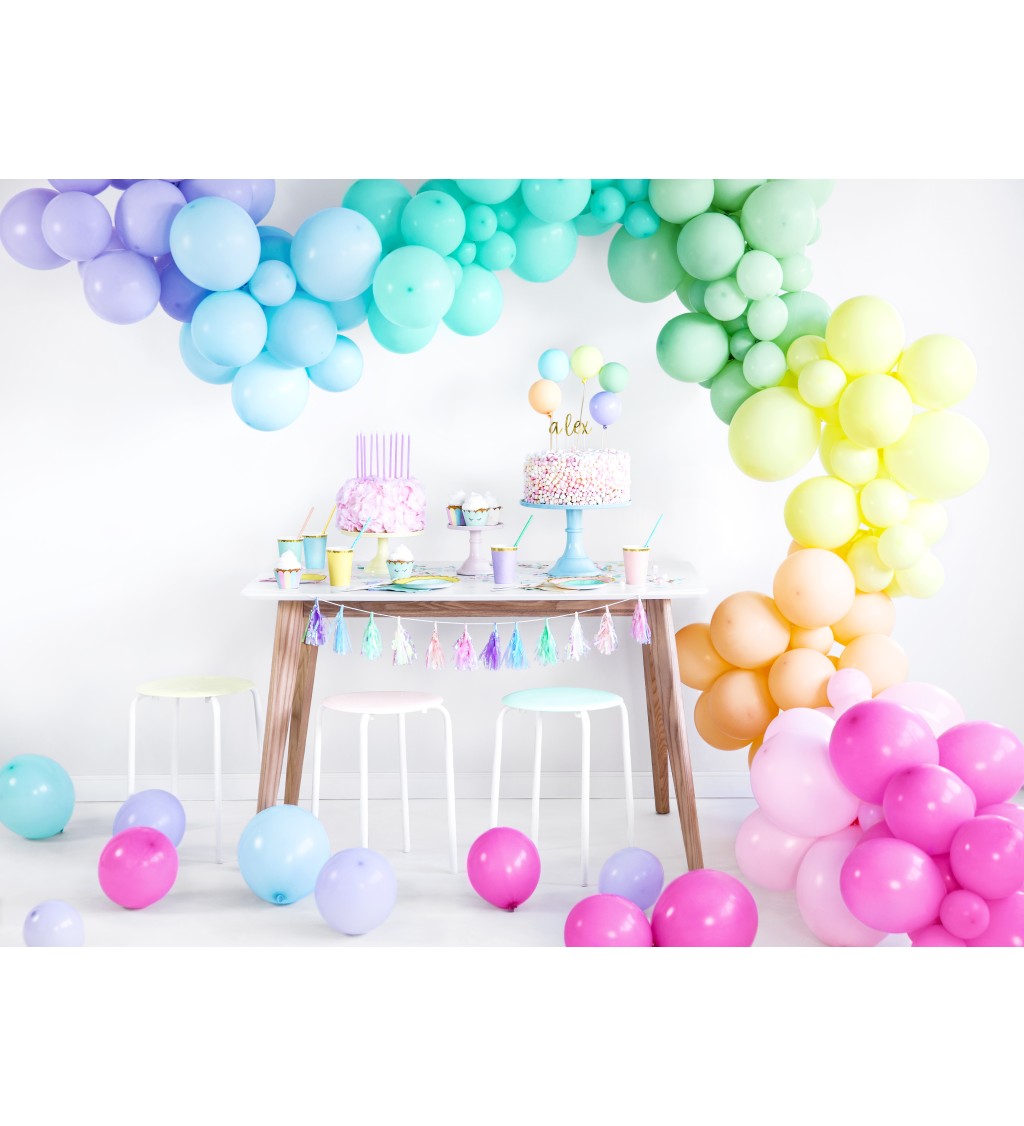 Latexové balónky 30 cm pastelové, baby pink, 10 ks