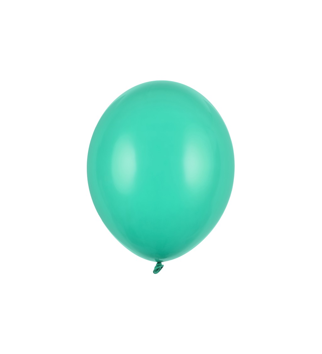 Latexové balónky 30 cm akvamarínové, 10 ks