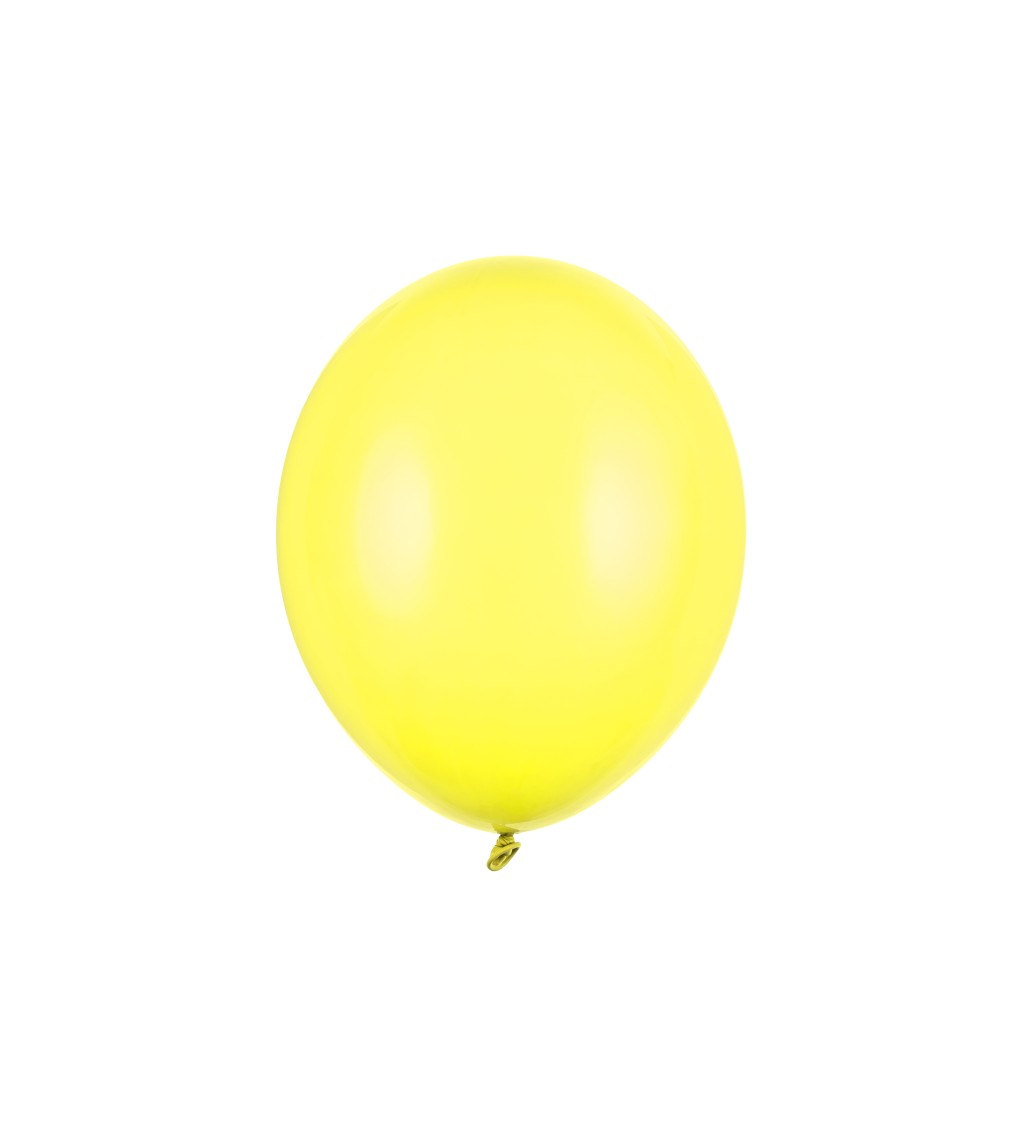 Latexové balónky 30 cm žluté, 10 ks