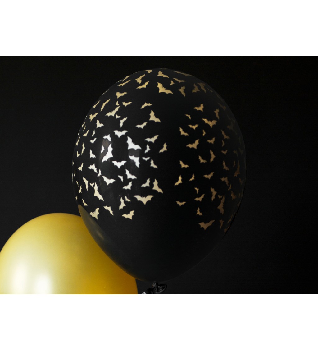 Latexové balónky strong pastelové netopýři 30 cm 6 ks