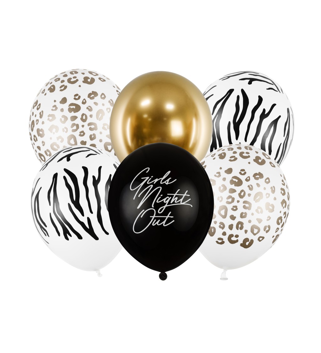 Latexová sada strong pastelová Girls night out 30 cm 6 ks