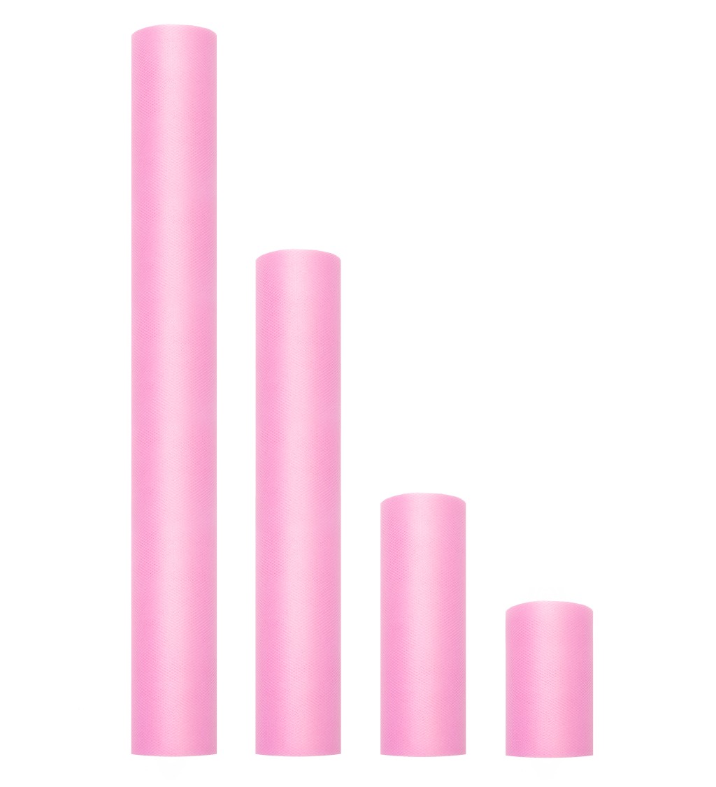 Jednobarevný světle růžový tyl - 0,3 m