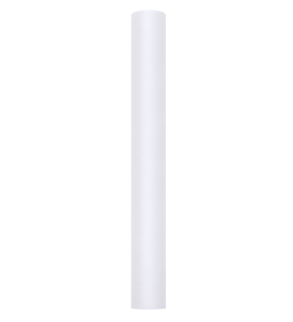 Svatební tyl jednobarevný bílý - 0,5 m